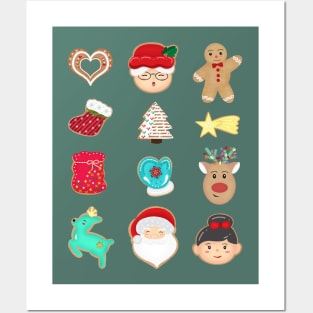 Delicious Christmas cookies Posters and Art